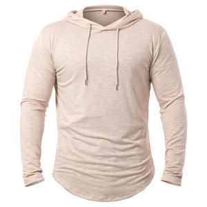 Sweat-shirt à capuche athlétique de haute qualité pour homme, motif tie-dye, manches longues, séchage rapide, pull décontracté pour l'entraînement estival et la course à pied - Product Image 5