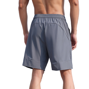 Pantalones cortos deportivos con logotipo personalizado unisex para hombre, pantalones cortos deportivos de verano para correr, entrenamiento, deportes bordados, diseño sólido informal - Product Image 4