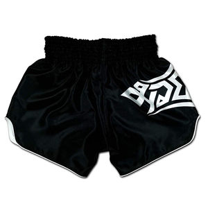 Wholesale Price Men's 100% Cotton Muay Thai MMA <b>Kick</b> Shorts Satin/Polyester Stretchy Fight Shorts with Solid Pattern OEM - Product Image 6