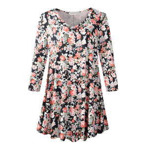 Casual Custom AOP Print Women T Shirt Knitted <b>Long</b> Oversize Ladies t Shirt <b>Dress</b> for Summer Wear Collection From Bangladesh - Product Image 5