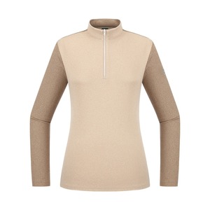 เสื้อยืดซิปเมลันจ์ใหม่สำหรับผู้หญิง REWFTSF23052 - Product Image 1
