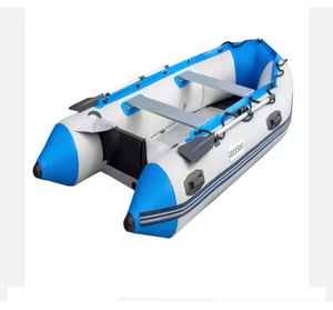 NUEVO ORIGINAL 2025 Bote Inflable Deportivo Rockboat Sports 330 Range - Gris/Azul y Chaleco Salvavidas - Product Image 1