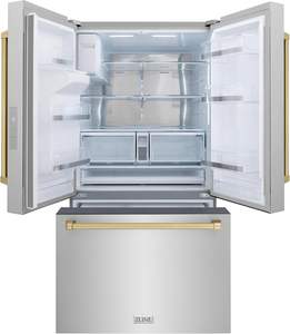 La mejor oferta para la nueva línea Z de cocina y baño, ZLINE Autograph de 36 pulgadas. Refrigerador de Profundidad Estándar - Product Image 2