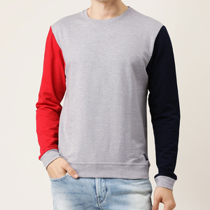 Sudadera de Manga Larga a Rayas para Hombre, Diseño Moderno, Cuello Redondo, Personalizada, Bordada, de Alta Calidad, Lavada, 95% Algodón, Corte Regular - Product Image 1