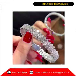 Leading Indian Exporter of Real Natural Diamond Bracelets With VVS VS Color Clarity and Standard Quality - Product Image 5