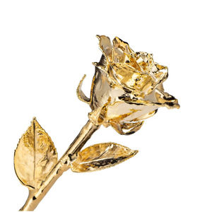 Venta caliente elegante plateado Metal Rose calidad superior decorativo aniversario cumpleaños regalo de Navidad para mamá - Product Image 2