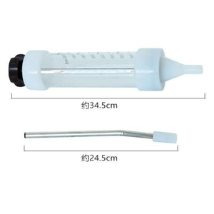 กระบอกฉีดยาสัตว์ขนาดใหญ่ 500 มล. ใช้ซ้ำได้ เป็นมิตรต่อสิ่งแวดล้อม สำหรับฉีดวัคซีน ยา ให้อาหารสุนัข หนู และปศุสัตว์ - Product Image 3