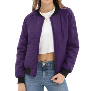 New Style Women Bomber Jackets For Adults Direct Factory Supplier Custom Made Stylish Winter Wear <b>Ladies</b> Bomber Jacket - Product Image 1