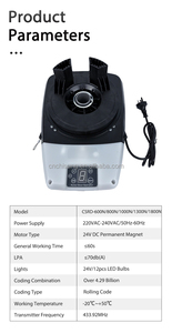 Moteur <span class=keywords><strong>de</strong></span> <span class=keywords><strong>porte</strong></span> roulante intelligent 600 N.m, système <span class=keywords><strong>d</strong></span>'opérateur commercial 20 mm/s avec télécommande - Product Image 4