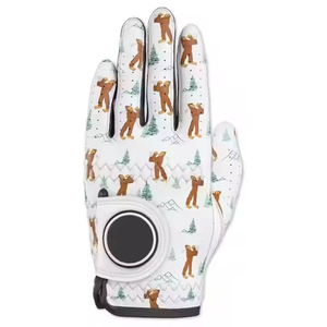 2025 moda Able guantes Cabretta cuero logotipo personalizado piel de oveja duradera peso ligero guante de Golf para Unisex - Product Image 3