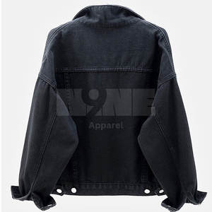 Chaqueta vaquera cálida de Invierno para mujer hecha a medida 2025 Precio de procesamiento de punto de patrón sólido - Product Image 2