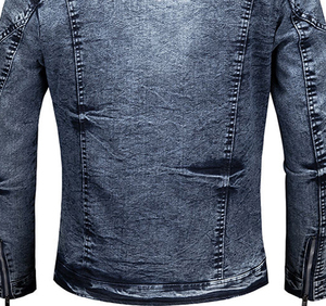 2025 gros respirant nouveau arrivé meilleur prix durable qualité propriétaire LOGO bon matériel personnalisé Denim hommes vestes - Product Image 3