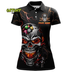 เสื้อยืดกีฬาบิลเลียดส่วนบุคคลจัดส่งแบบกำหนดเองชื่อทีมบิลเลียดเสื้อยืดลำลองชุดกีฬาแบบแห้งเร็ว - Product Image 2