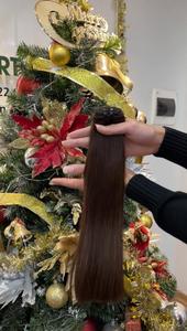 ผมดิบ100% เวียดนามมีสีเครื่องจักรผ้ากระดูกสองชั้นแบบหลวมมัดสไตล์เป็นลอน - Product Image 2