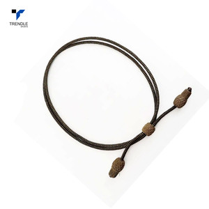 Braided Drawcord Luxury Style 16 Strand <b>Waxed</b> Metallic Yarn Eco-Friendly Garment Cords High Tenacity <b>Hat</b> Cord - Product Image 4