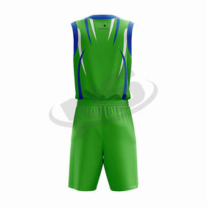 Uniforme de baloncesto profesional Ropa deportiva Hecho a medida Hombres Transpirable Secado rápido 100% Tela de poliéster Sin mangas Color único - Product Image 2
