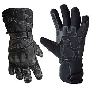 Guantes de Motociclismo de Media Palma Antideslizantes, de Cuero de Alta Calidad, para Motocicleta, para Hombres, Adultos, Duraderos, con Agarre Cómodo - Product Image 4