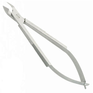 Pince à ongles à cuticules en acier allemand avec double fourche et action ressort Pince à ongles à cuticules - Product Image 5