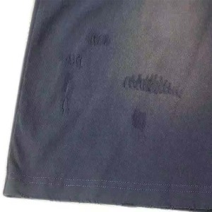 Camiseta de microfibra transpirable de algodón con estampado de logotipo personalizado de calidad de primera clase hecha en Pakistán Camiseta de fibra de algodón para hombre Ringer - Product Image 4