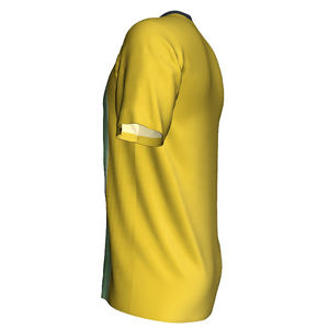 Camiseta de fútbol de secado rápido personalizada para hombre 2025, camiseta de fútbol de manga corta de poliéster transpirable de corte automático con impresión Digital 100% - Product Image 6