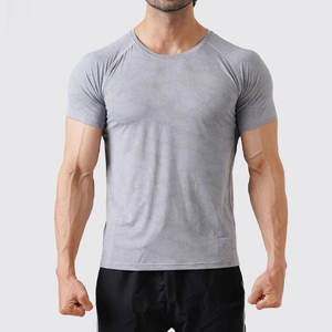 เสื้อยืดออกกำลังกายแขนสั้นสำหรับออกกำลังกายเสื้อยืดออกกำลังกายน้ำหนักเบาโลโก้ออกแบบได้ตามต้องการ - Product Image 1