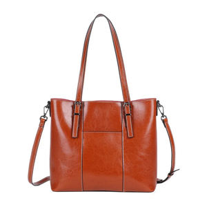 2025 nouveau sac fourre-tout Simple loisirs grande capacité sac à main polyvalent en cuir souple sacs pour femmes - Product Image 1