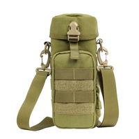 Sac de rangement tactique Top vente bouteille d'eau pochette transporteur léger Polyester pliable Molle