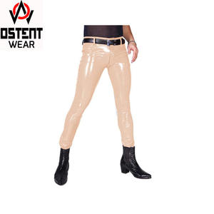 Pantalon cargo en cuir vintage pour hommes, pantalon de costume en tissu confortable durable à la mode, fabriqué sur mesure, en gros - Product Image 2