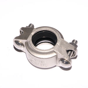 Accouplement rainuré Victaulic Euro en acier inoxydable 316 304 de bonne qualité, accouplement rigide <span class=keywords><strong>flexible</strong></span> rainuré, collier de serrage pour tuyau à <span class=keywords><strong>double</strong></span> boulon - Product Image 5