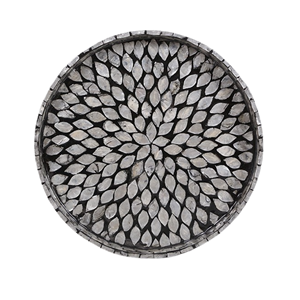 Plateaux de vadrouille de qualité supérieure naturel beau look incrustation de nacre service de nourriture et décor de fête abordable en gros du Vietnam - Product Image 1