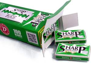 Cuchillas de Afeitar Razor Blades Club 100 Sharp 7Am Super Platinum |   Cuchillas de Repuesto para Maquinilla de Afeitar - Product Image 2