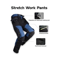 Pantalon de travail cousu robuste pantalon de travail de démolition marteau-piqueur pantalon de travail de poussière de décombres