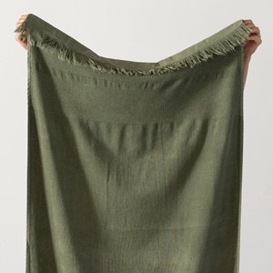 ผ้าขนหนูอาบน้ำอาหริยา สโตนวอช แบบตุรกี ลายทอ ขนาด 36x66 นิ้ว - Product Image 2