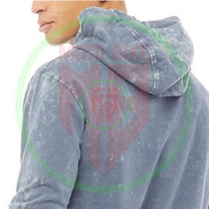 Nouveau sweat-shirt streetwear tendance pour homme, confortable, respirant, effet délavé à l'acide, avec logo personnalisé - Product Image 4