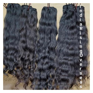มัดผมอินเดียบริสุทธิ์แบบไม่ผ่านกระบวนการผมธรรมชาติแบบลอนมีเนื้อนุ่มและมีสุขภาพดีจบการเคลื่อนไหวตามธรรมชาติ - Product Image 1