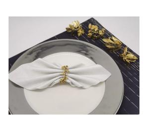 Anillo de Servilleta de Metal, Hermoso y Lujoso, Decoración de Comedor, Hecho a Mano, Reutilizable, para Uso en Hostelería - Product Image 3