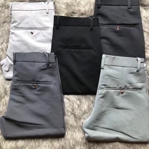 ODM OEM Pantalones de diseño de moda Spandex Poliéster Kaki Pantalón para hombres-Pantalones de negocios de alta calidad - Product Image 2