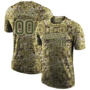 Venta al por mayor Direct camisas Engro ropa deportiva industria camisetas Custom Camo Olive Performance Salute To Service camiseta - Product Image 1