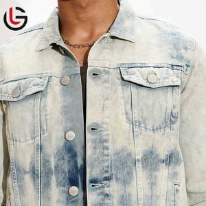 Meilleur prix bas quantité minimale de commande veste en jean pour hommes de style High Street personnalisable imperméable et écologique veste d'hiver pour la vente en gros - Product Image 5