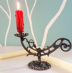 Support de bougie en laiton et aluminium éthique personnalisé fait à la main, finition haut de gamme, style moderne, porte-bougie, décoration d'intérieur haut de gamme - Product Image 6