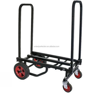 Troli Lipat Multifungsi Tugas Berat 8-in-1, Troli Konvertibel, Troli Dorong/Platform yang Dapat Disesuaikan, Troli Peralatan yang Dapat Disesuaikan - Product Image 3