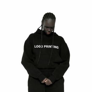 Sweat à capuche épais imprimé pour homme, épaules tombantes, imprimé, poids lourd 420G, décontracté, uni, à capuche, pull, streetwear, vêtements d'hiver - Product Image 2