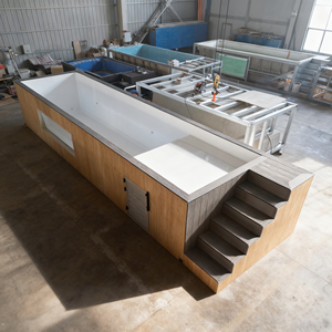 Jacuzzi Exterior Familiar Elevado para Spa, Conjunto Completo de Equipamiento, Piscinas con Cubierta de Fibra de Vidrio, Duradero y Ecológico - Product Image 6