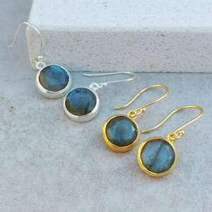 Bague clou en argent sterling et labradorite pour femme, design de créateur, en laiton, romantique, pour fête, fiançailles, cadeau de mariage - Product Image 4