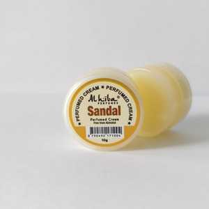 Crema Corporal con Aroma Fresco AL HIBA SANDAL |   Crema Hidratante de Lujo Perfumada para el Cuidado Nutritivo de la Piel |   Fragancia de Sandalia de Larga Duración Kerala - Product Image 1