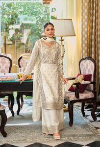 Dhwaja Export Nueva colección de trabajo de bordado Real Chinon Listo Salwar Kameez Característica de secado rápido para todas las fiestas de las estaciones - Product Image 2