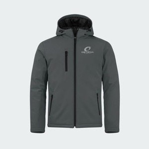 Veste Softshell d'hiver pour homme à prix avantageux, matière respirante, avec capuche, vêtements en gros, fabrication sur mesure, veste Softshell pour homme - Product Image 4