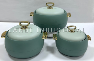 Boîte à <span class=keywords><strong>Lunch</strong></span> Portable rond, <span class=keywords><strong>Thermos</strong></span> personnalisé de 4 pièces en acier inoxydable - Product Image 3