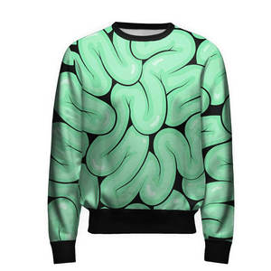 New Trendy High Quality Custom Men Crewneck Sweatshirt with Cotton Material Quick Dry Breathable Custom Basics Sweatshirts - Product Image 5