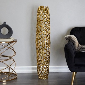 Recién llegado, florero de aluminio de lujo, maceta de Metal de forma única para el hogar, hecho a mano, personalizable para decoración de mesa, habitación - Product Image 4